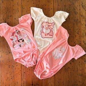 Kids Pink and White Character One Piece Set
